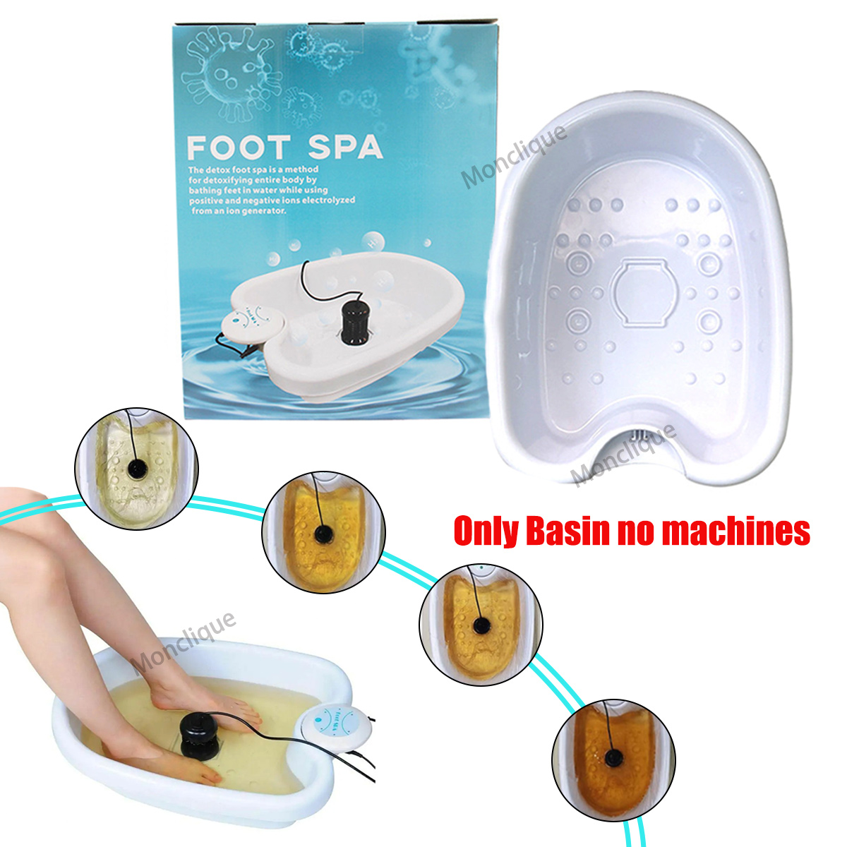 Spa Wellness Massage - Only Foot Bath Basin for Electric