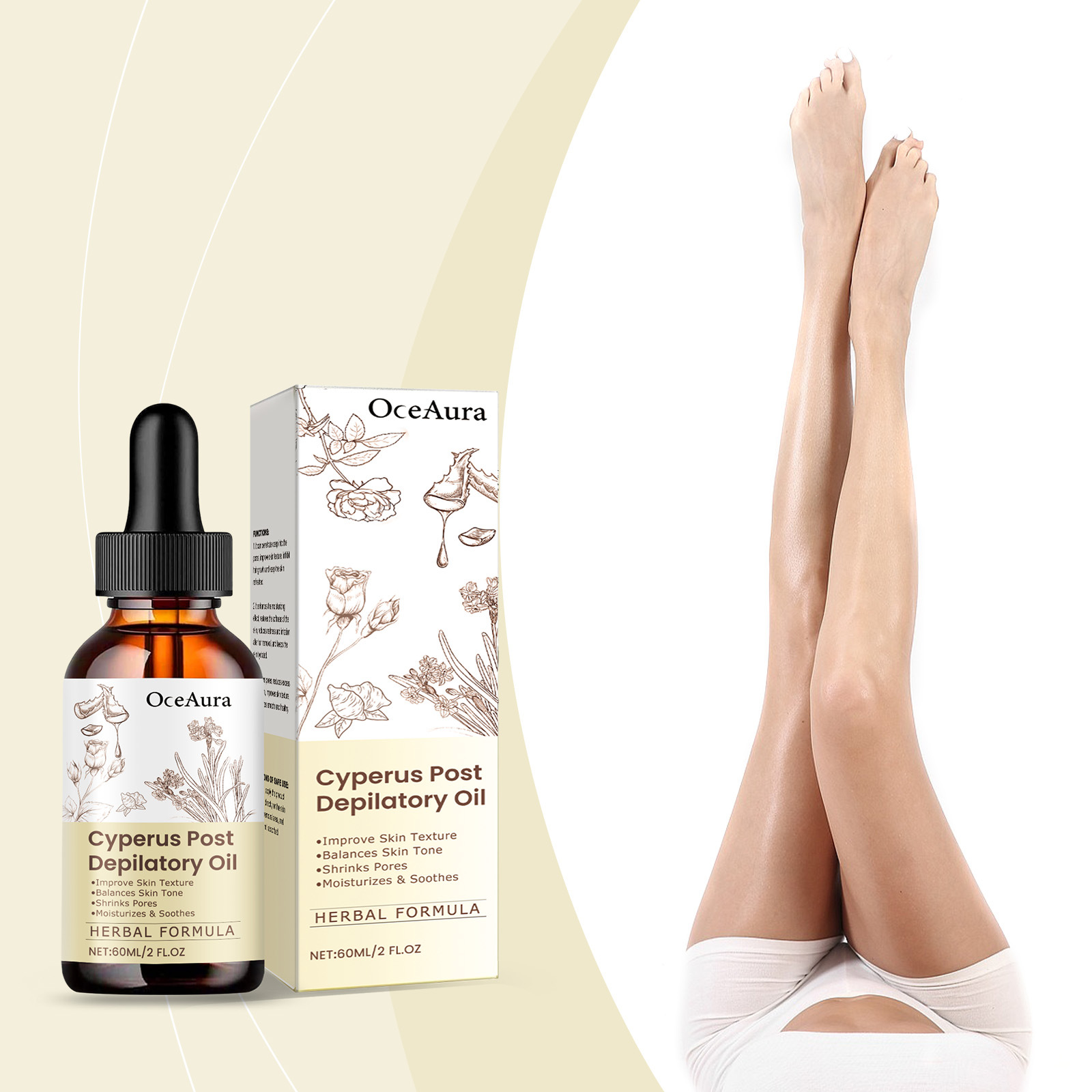 Hair Removal Cream - Cyperus Rotundus Hair Removal Care Oil