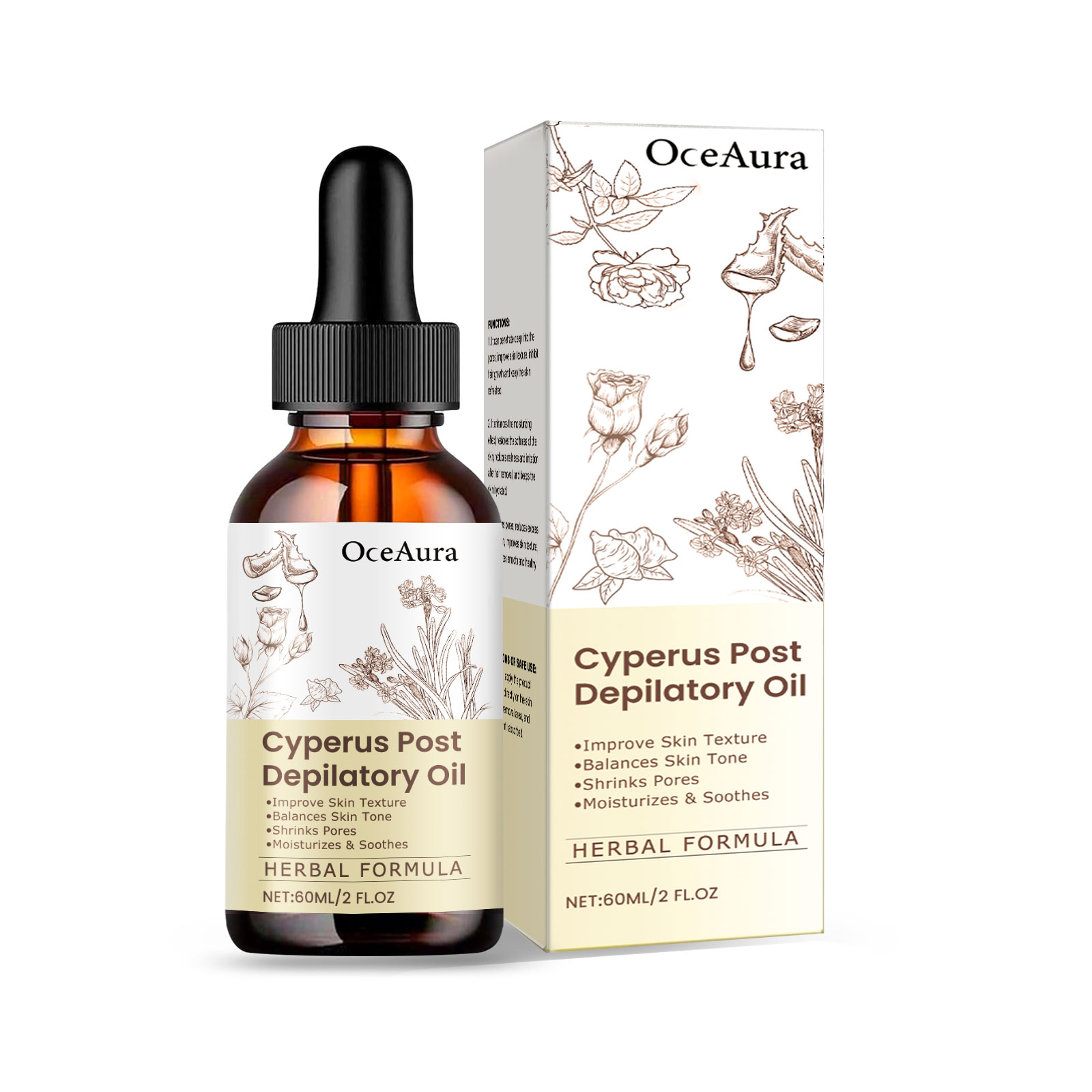 OceAura Cyperus Rotundus Oil f - Hair Removal Cream recension och pris