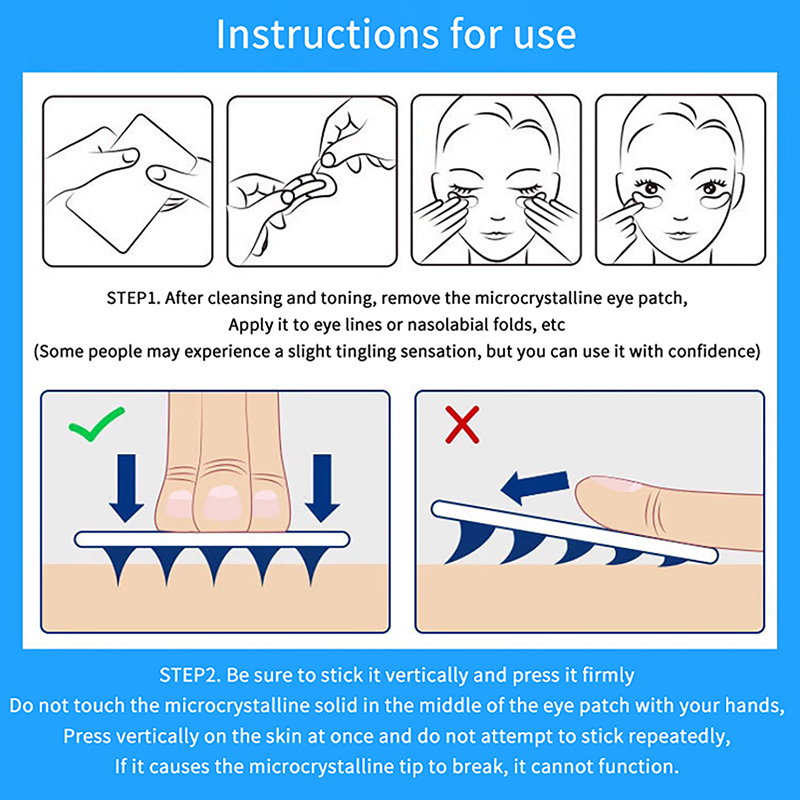 2 Pcs For Fine Lines Removal E - Microneedle Patch Eye recension och pris