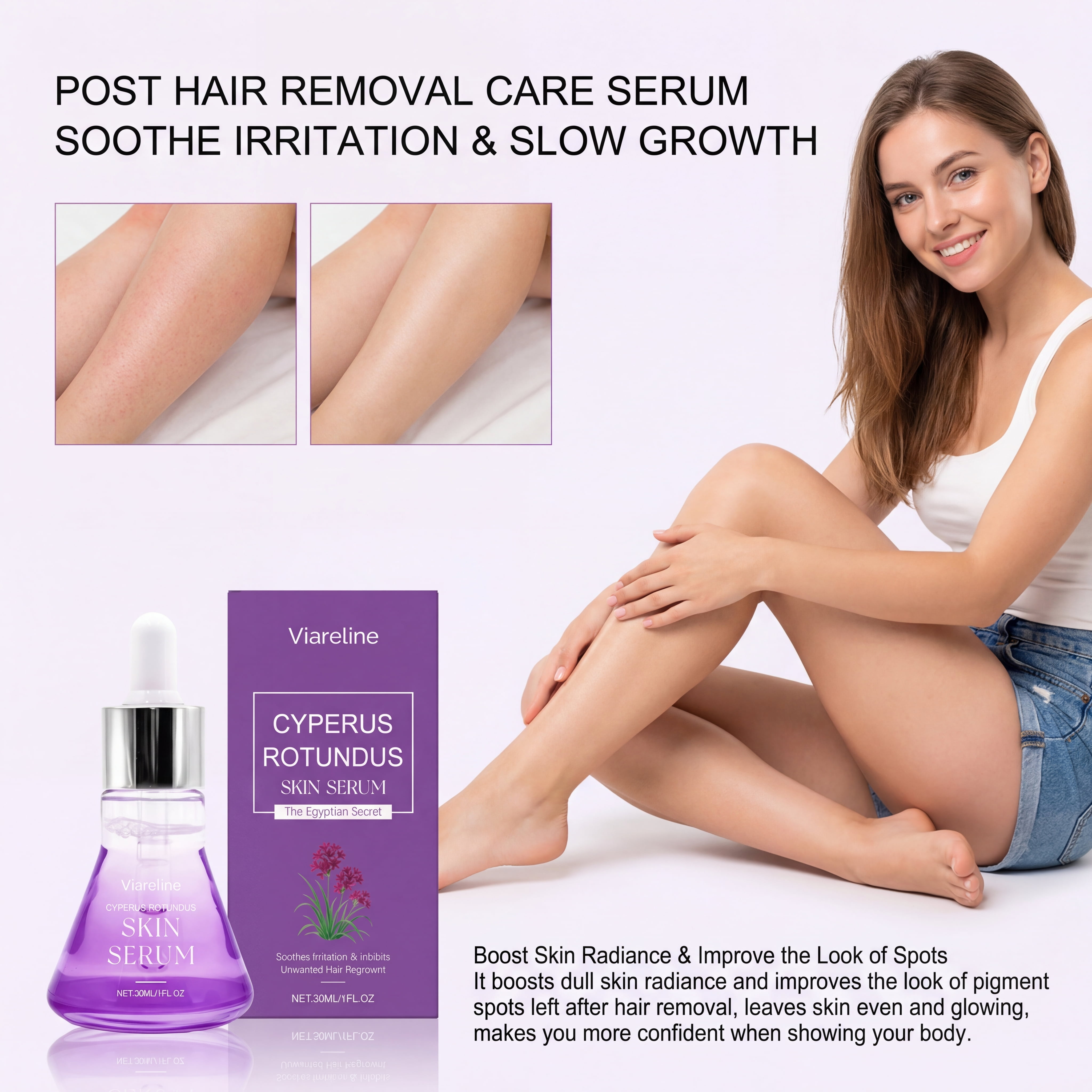 Post Hair Removal Care Serum S - Hair Removal Cream recension och pris