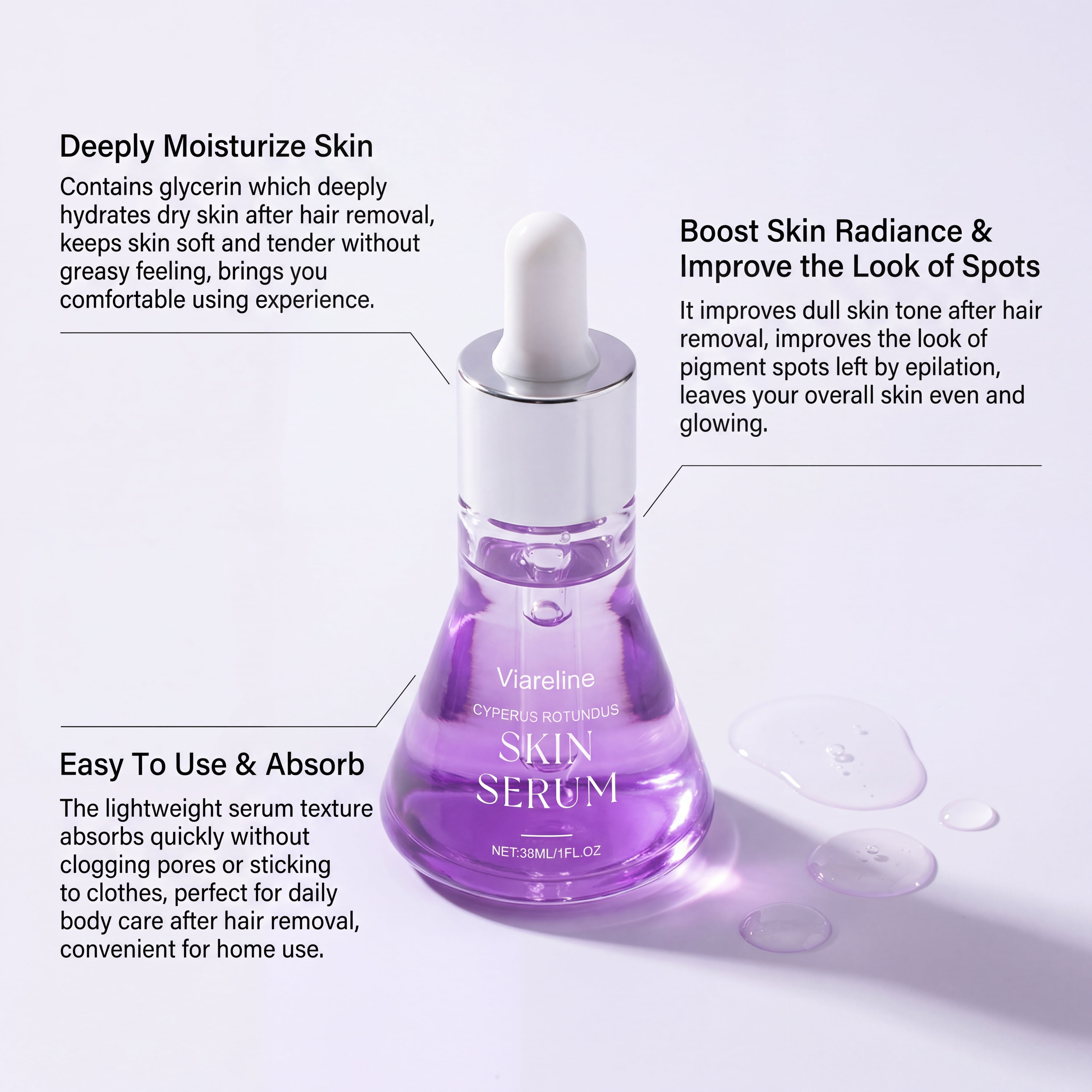 Post Hair Removal Care Serum S - Hair Removal Cream recension och pris