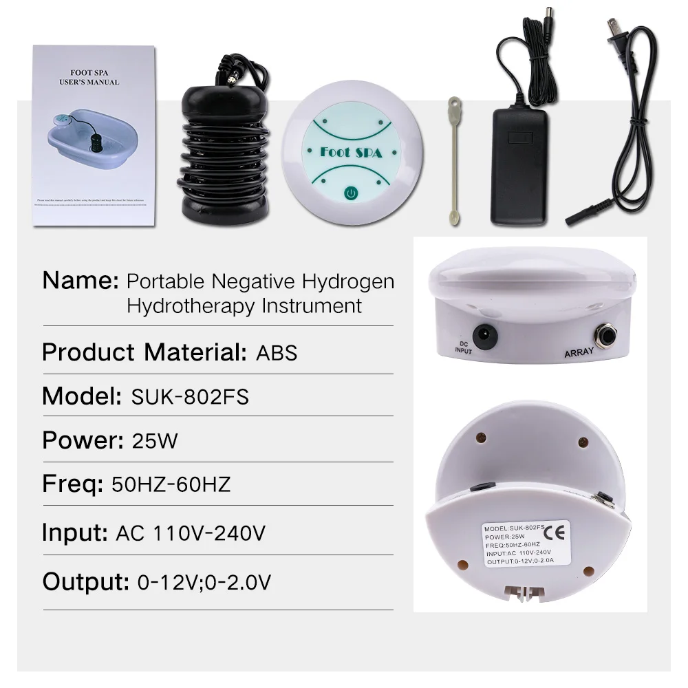 Ionic Foot Bath Detox Ionic De - Spa Wellness Massage recension och pris