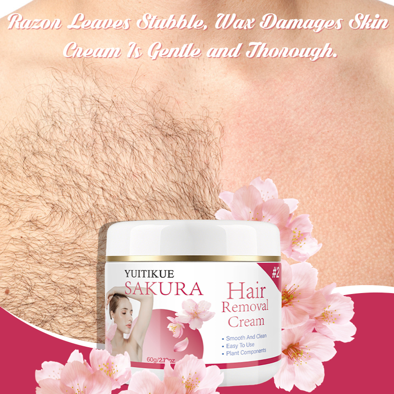 YUITIKUE Gentle Sakura Hair Re - Hair Removal Cream recension och pris