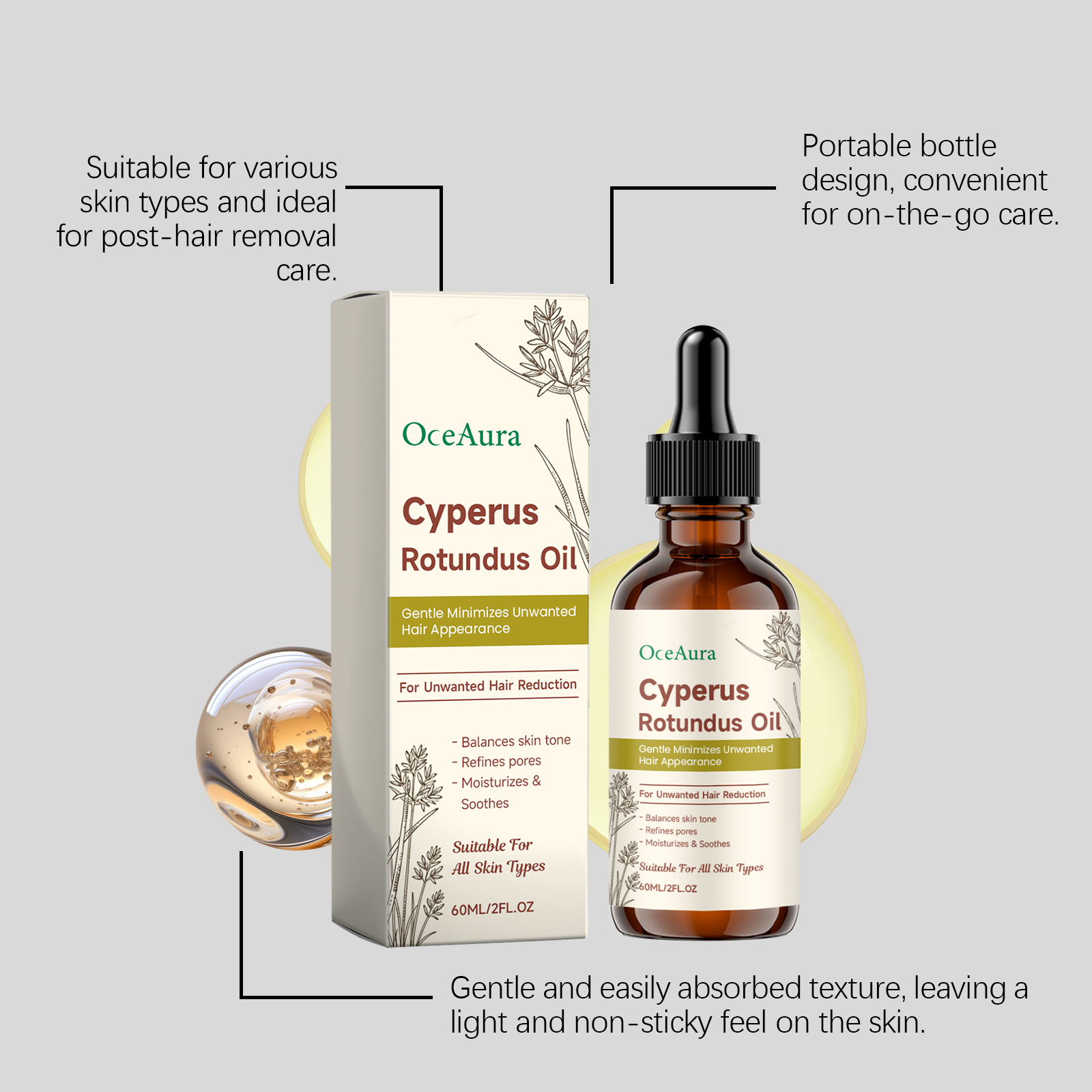 Cyperus Rotundus Hair Removal  - Hair Removal Cream recension och pris
