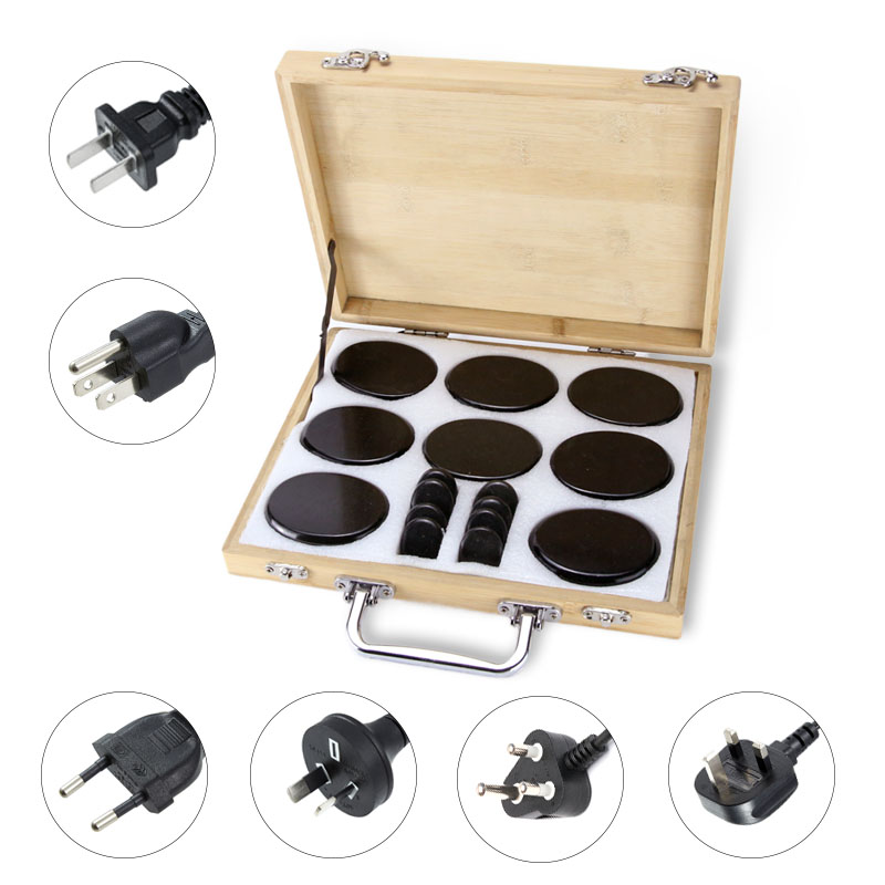 Hot Basalt Stone Massage Kit – - Spa Wellness Rockwell recension och pris