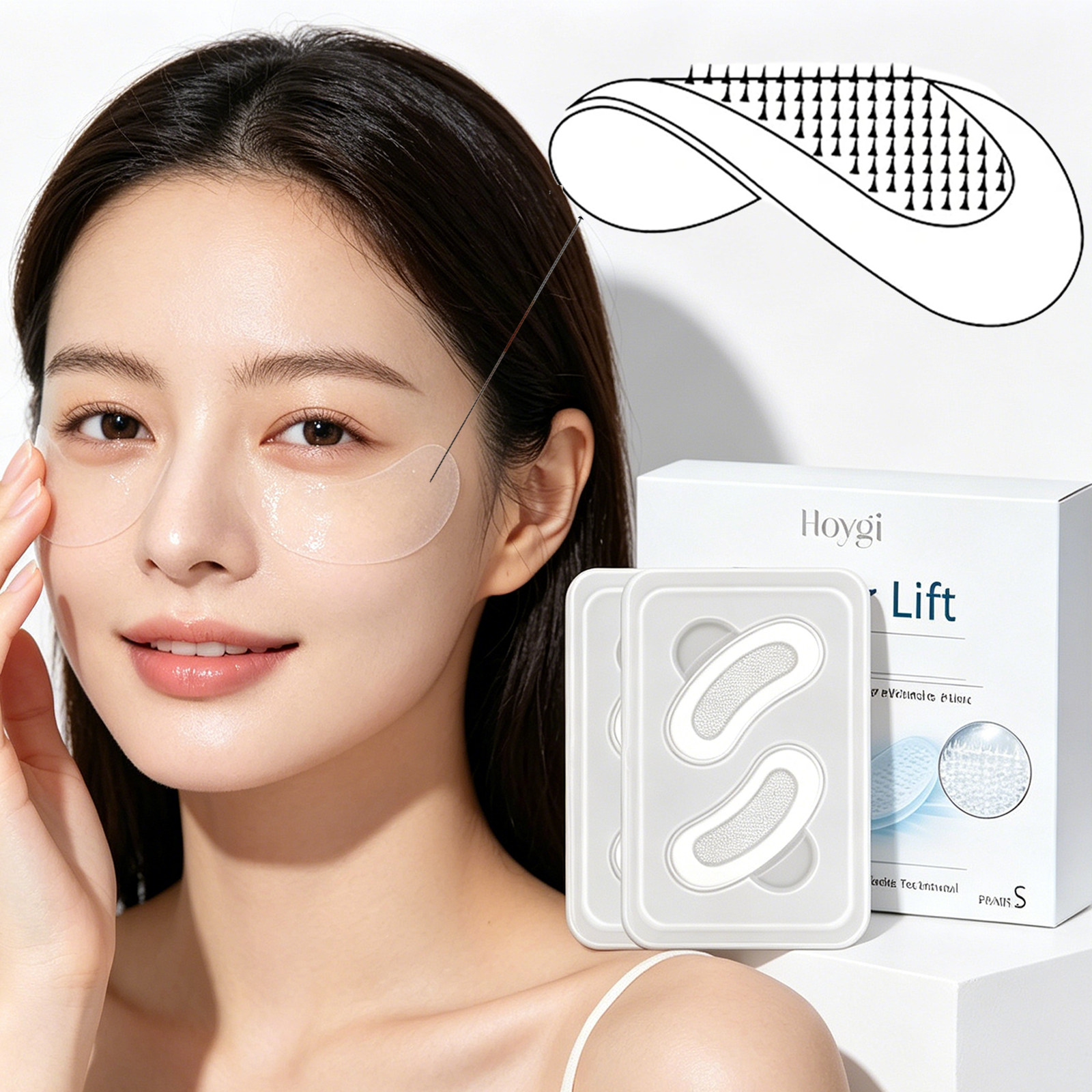 Dissolving Microneedle Eye Pat - Microneedle Patch Eye recension och pris